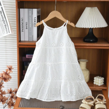 Mijn Hummeltje BohoBelle – Elegant & Comfortabel – Jurk met Broderie Details Wit / 120 (4–5 jaar) | Educatief Speelgoed