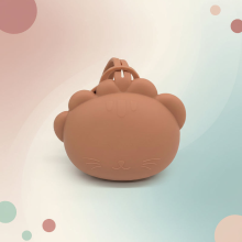 Mijn Hummeltje Personalized Pacifier Case – Gegraveerd & Praktisch – Gepersonaliseerde fopspeen houder Bruin | Educatief Speelgoed