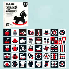 Mijn Hummeltje VisionBook – Educatief & Leerzaam – Baby Cognitie Kaartenboek 3 6 maanden | Educatief Speelgoed