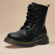 Mijn Hummeltje BlackLine – Sterk & Comfortabel – Lace Up Combat Boots Mid Kuit / 30 (4–5 jaar) | Educatief Speelgoed