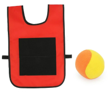 Mijn Hummeltje Sticky Shot – Gooien & Plakken – Sportief Plak Vest Rood / Groot (Volwassen) | Educatief Speelgoed