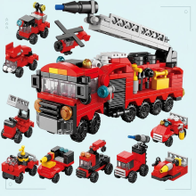 Mijn Hummeltje BlockCraft – Educatief & Leuk – ConstructieSet Brandweerwagen | Educatief Speelgoed