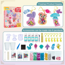 Mijn Hummeltje DIY Crystal Keychain Kit – Creatief & Speels – Sleutelhanger Knutselset Konijn   Uitgebreid | Educatief Speelgoed