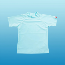 Mijn Hummeltje SunnyGuard – Zomers & Beschermend – Anti UV Kinder Zwemshirt met Korte Mouwen 140 (8–9 jaar) / Lichtblauw | Educatief Speelgoed