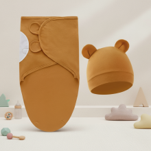 Mijn Hummeltje SnuggleBear – Zachte & Warme – Baby Wikkel Deken Kameel | Educatief Speelgoed