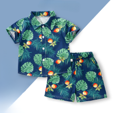 Mijn Hummeltje Mini Fashion™   Fris & Vrolijk   Bloemen Jongens Setje Groen / 110 (3 4 Jaar) | Educatief Speelgoed