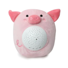 Mijn Hummeltje StarPlush – Zacht & Rustgevend – Knuffel met Nachtlamp Projector Varken | Educatief Speelgoed