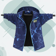 Mijn Hummeltje Reversible Kids Jacket – Waterdicht & Winddicht – Lichtgewicht Jas Eenzijdig blauw / 170 (13–14 jaar) | Educatief Speelgoed