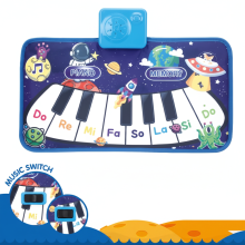 Mijn Hummeltje LittleComposer – Educatief & Muzikaal – Baby Piano Speelmat Blauw | Educatief Speelgoed