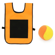Mijn Hummeltje Sticky Shot – Gooien & Plakken – Sportief Plak Vest Oranje / Klein (Kinder) | Educatief Speelgoed