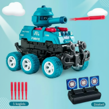 Mijn Hummeltje TankHero – Actief & Robuust – Speelgoedtank met Schietfunctie Aquamarijn / Ja | Educatief Speelgoed