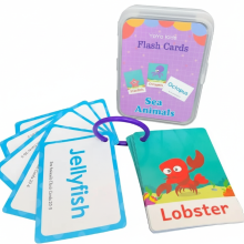 Mijn Hummeltje SmartyCards – Vrolijk & Taalrijk – Educatieve Woordenkaarten (Engels) Zeedieren | Educatief Speelgoed