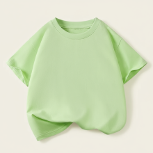 Mijn Hummeltje SimpleWear – Casual & Zacht – Relax Fit T shirt met Ronde Hals Fluorescerend groen / 160 (13–14 jaar) | Educatief Speelgoed