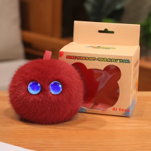 Mijn Hummeltje AiBuddy – Pratende AI knuffel met Spraakchat Rood | Educatief Speelgoed