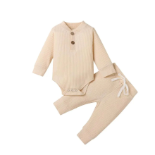 Mijn Hummeltje Mini Fashion™ – Comfortabel Baby Kledingset Beige / 60 (0–3 maanden) | Educatief Speelgoed