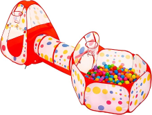 Mijn Hummeltje Fun Fort   Gooien & Gieren   Kinder Speeltent Rood | Educatief Speelgoed