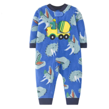 Mijn Hummeltje WarmBuddy – Schattig & Zacht – Baby Jumpsuit van Fleece met Cartoonprint Dino Vrachtwagen / 73 (6–9 maanden) | Educatief Speelgoed