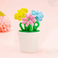 Mijn Hummeltje CraftBloom – Kleurrijk & Creatief – DIY Bloempot Knutselset Dahlia | Educatief Speelgoed
