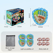 Mijn Hummeltje FlexiCatch – Zacht & Speels – Sticky Sportballen Rugby / Blauw / 6 | Educatief Speelgoed