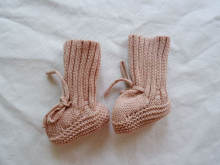 Mijn Hummeltje Mini Fashion™   Warm & Stijlvol   Gebreide Babyslofjes Roze / S (0 6 maanden) | Educatief Speelgoed