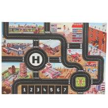 Mijn Hummeltje Car adventure™   Toverstad Speelmat Reddingsteam | Educatief Speelgoed