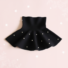 Mijn Hummeltje Girls Knitted Skirt – Comfort & Stijl – Kinder Rok Zwart / Verspreide parels / 130 (4–5 jaar) | Educatief Speelgoed
