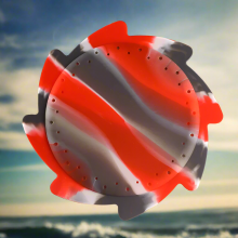 Mijn Hummeltje SplashDisk – Zomer & Leuk – Siliconen Water Frisbee Camouflage Rood | Educatief Speelgoed