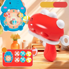 Mijn Hummeltje Target Rex™ – Dino Mikspel – Ballen pistool en doelwit Rood | Educatief Speelgoed
