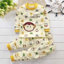 Mijn Hummeltje SleepBuddy – Zacht & Comfortabel – Kinder Pyjamaset met Lange Mouwen Aapjes / 100 (18–24 maanden) | Educatief Speelgoed