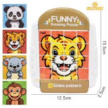 Mijn Hummeltje Twisty Puzzle™   Eindeloos Puzzelplezier   Draaipuzzel Dieren 16 vlakjes | Educatief Speelgoed