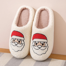 Mijn Hummeltje Noordlicht – Warm & Feestelijk – Pluche Kerstpantoffels met motief Kerstman / 44 45 | Educatief Speelgoed