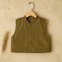 Mijn Hummeltje FleeceWear – Comfortabel & Modern – Bodywarmer Groen / 110 (4 jaar) | Educatief Speelgoed