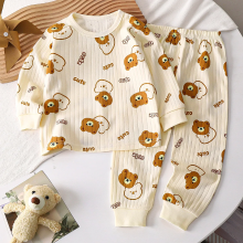 Mijn Hummeltje LittleDreamer – Zacht & Warm – Katoenen Kinder Nachtkleding Set Beer / 150 (7–8 jaar) | Educatief Speelgoed