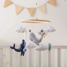 Mijn Hummeltje LittleNest – Natuurlijke Rust – Houten Babymobiel Oceaan | Educatief Speelgoed