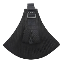 Mijn Hummeltje Baby Sling Carrier™   Verstelbare draagzak   Heupdrager Black Ribbed – Comfort | Educatief Speelgoed