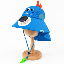 Mijn Hummeltje HappyShade – Zonbescherming & Koeling – Kinder Zomer Hoed met Ventilator Blauw | Educatief Speelgoed