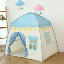 Mijn Hummeltje Tipi Princess Castle™ – Opvouwbare Speeltent   Speelhuisje voor Kinderen Blauw | Educatief Speelgoed