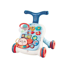 Mijn Hummeltje BabyWalker – Veilig & Interactief – 3 in 1 Baby Looptrainer & Speelcentrum Blauw | Educatief Speelgoed