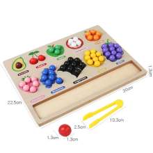 Mijn Hummeltje Toddler Clips™   Fruit & Vorm Match   Sorteerspel Standaard Set | Educatief Speelgoed