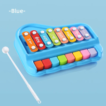 Mijn Hummeltje Tiny Tunes Set™ – Klankrijke Pret – Xylofoon & Piano voor kinderen Blauw | Educatief Speelgoed