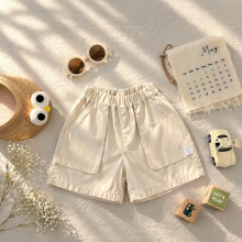 Mijn Hummeltje CozyMove – Zacht & Vrij – Korte Broek 'Shorts' Licht Beige / 73 | Educatief Speelgoed