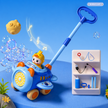 Mijn Hummeltje Bubble Blower – Speels & Leuk – Bellen Blaas Duw Wagen Blauwe Kip | Educatief Speelgoed