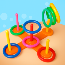 Mijn Hummeltje Hoop Ring Toss™ – Gooi & Scoor – Ringen Gooien Buitenspeelset | Educatief Speelgoed