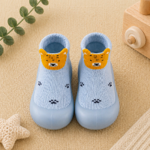 Mijn Hummeltje Baby Anti Slip Shoes – Veilig & Comfort – Kinder Schoenen Dieren & Raket / Lichtblauw / 27 (2.5–3 Jaar) | Educatief Speelgoed