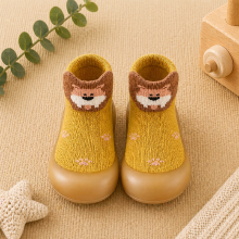 Mijn Hummeltje Baby Anti Slip Shoes – Veilig & Comfort – Kinder Schoenen Dieren & Raket / Geel / 21 (10–15 maanden) | Educatief Speelgoed
