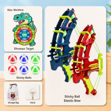 Mijn Hummeltje Sticky Ball Shooting Game – Actief & Interactief – Dartspel Set Dinosaurus / Rood | Educatief Speelgoed