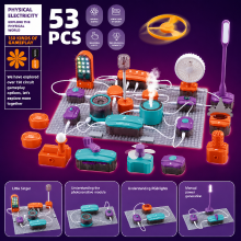 Mijn Hummeltje STEM Electronic Building Kit – Leerzaam & Technisch – Circuit Experimenten Set Geavanceerde circuitwetenschap | Educatief Speelgoed