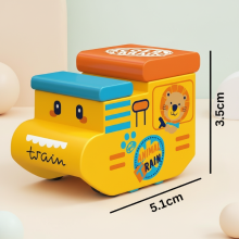 Mijn Hummeltje MagniTrack – Creatief & Elektrisch – Anti Gravity Elektrische Trein Extra Gele auto | Educatief Speelgoed
