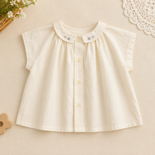 Mijn Hummeltje Girls Summer Fashion Top – Luchtig & Comfort – Vintage Meisjes Top Crème / 90 (18–24 maanden) | Educatief Speelgoed
