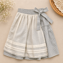 Mijn Hummeltje Chic Skirt & Wide Leg Pants – Elegant & Comfort – Losse Kinderkleding Wrap Skirt / 110 (4–5 jaar) | Educatief Speelgoed